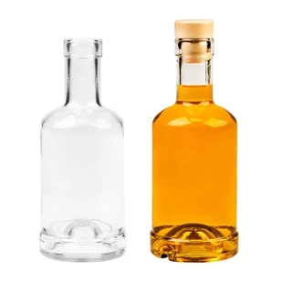 Butelka TADEK 250 ml z korkiem na nalewki wódkę bimber wino koniak - Domowy wyrób alkoholu - miniaturka - grafika 1