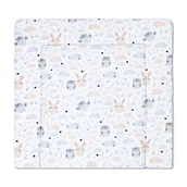 Przewijaki - Mata do przewijania dla niemowląt 75x72 cm - Miękka bawełna, nadająca się do prania - Przewijak i mata do przewijania sówki - miniaturka - grafika 1