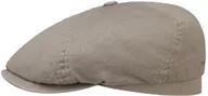 Czapki męskie - Kaszkiet Cotton Twill by Stetson, szarobrązowy, XL (60-61 cm) - miniaturka - grafika 1