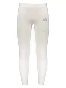 adidas Legginsy "Techfit" w kolorze białym - Odzież trekkingowa męska - miniaturka - grafika 1