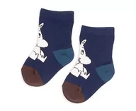 Skarpetki damskie - Moomintroll's idea Baby Mumin skarpety, granatowe/brązowe, EU19-21, Granatowy, niebieski, brązowy, 0-6 miesięcy - miniaturka - grafika 1