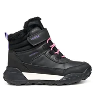 Buty dla dziewczynek - Śniegowce Geox J Trekkyup B Ab J46M7A 0MEMS C9266 S Czarny - miniaturka - grafika 1