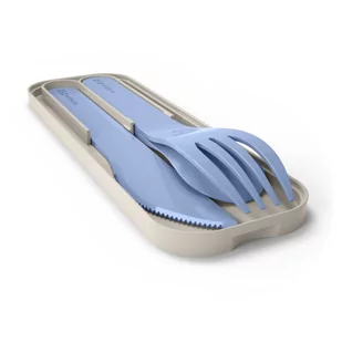 Monbento Monbento Pocket Color Blue Infinity 4 Szt Niebieski Komplet Sztućców Podróżnych Na 1 Osobę Plastikowy - Przybory do gotowania - miniaturka - grafika 1