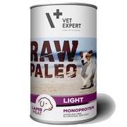 Mokra karma dla psów - VETEXPERT Vetexpert RAW PALEO LIGHT adult lamb light 400g jagnięcina puszka 26281-uniw - miniaturka - grafika 1