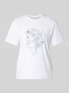 Koszulki i topy damskie - T-shirt z nadrukowanym motywem model ‘NORA’ - miniaturka - grafika 1
