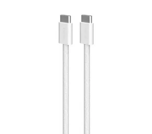 Puro USB-C do USB-C 60W 1,5m Biały - Kable USB - miniaturka - grafika 1