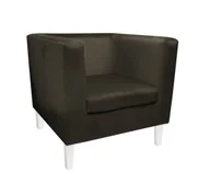 Fotele - Fotel Monaco nogi białe MG05 - miniaturka - grafika 1