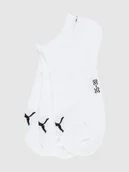 Skarpetki damskie - Krótkie skarpety z detalami z logo w zestawie 3 szt. - miniaturka - grafika 1