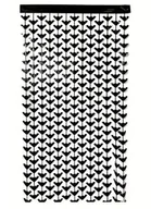 Dekoracje sali - Girlanda Wisząca Kurtyna Dekoracyjna Nietoperze Halloween 100 Cm X 200 Cm Czarna - miniaturka - grafika 1