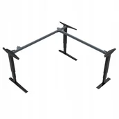 Biurka - Narożny stelaż elektryczny regulowany do biurka - miniaturka - grafika 1