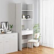 Regały - vidaXL Lumarko Regał na książki, wysoki połysk, biały, 60x35x180 cm, płyta 803431 - miniaturka - grafika 1