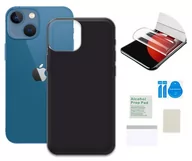 Etui i futerały do telefonów - Etui matowe do IPHONE 13 MINI czarny case obudowa plecki + folia ochronna - miniaturka - grafika 1