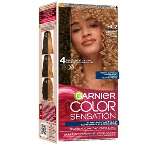 Garnier Color Sensation Farba do włosów 40 ml Odcień HL2 - Farby do włosów i szampony koloryzujące - miniaturka - grafika 1