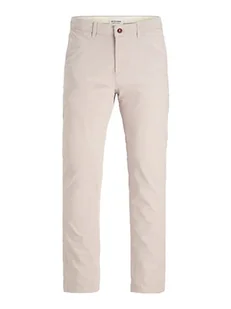 Jack & Jones Spodnie chino w kolorze beżowym - Spodnie męskie - miniaturka - grafika 1