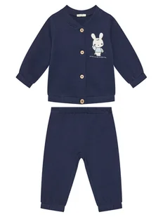 United Colors Of Benetton Dres 3J70AK012 Granatowy Regular Fit - Komplety dla niemowląt - miniaturka - grafika 1