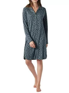Schiesser Damska Koszula Nocna, 100 Cm, Ciemnoniebieska, 38 - Piżamy damskie - miniaturka - grafika 1