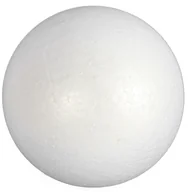 Ozdoby bożonarodzeniowe - Kula styropianowa 15 cm biała - miniaturka - grafika 1