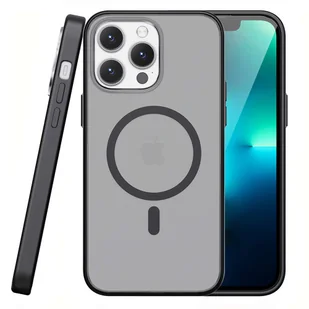 Etui matowe Alogy MagCase do MagSafe obudowa z pierścieniem magnetycznym do Apple iPhone 13 Pro Czarne - Etui i futerały do telefonów - miniaturka - grafika 10