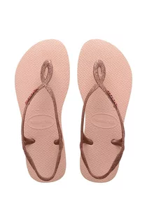 Buty dla dziewczynek - Havaianas sandały dziecięce LUNA PREMIUMI BALLET kolor różowy - grafika 1