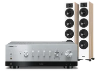 Zestawy stereo - Yamaha MusicCast R-N1000A (srebrny) + Diva 6 (dąb) - miniaturka - grafika 1