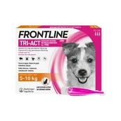Artykuły przeciw pasożytom - Frontline Merial TRI-ACT dla psów S 5-10kg 3x1ml - miniaturka - grafika 1