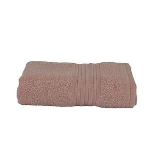 Ręcznik kąpielowy, bawełniany 50 x 100, pudrowy róż - Ręczniki - miniaturka - grafika 1