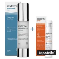 Kosmetyki pod oczy - Sesderma Sesderma Hidraderm Hyal + C-VIT Eye Contour Cream ZESTAW Krem do twarzy 50 ml + Krem pod oczy 15 ml - miniaturka - grafika 1