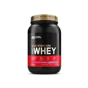 Optimum Nutrition Odżywka białkowa NUTRITION Gold Standard 100% Whey 908g Smaki Biała czekolada malina (5060469983202) - Odżywki białkowe - miniaturka - grafika 1