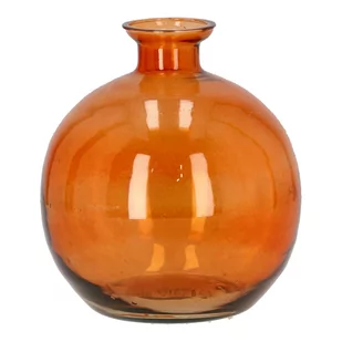 Wazon szklany pomarańczowy 15x17cmm - Wazony i flakony - miniaturka - grafika 2