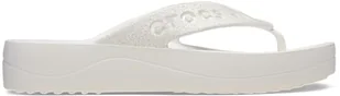 Crocs Klapki damskie Baya Platform, biały, 38/39 EU - Klapki i japonki damskie - miniaturka - grafika 1