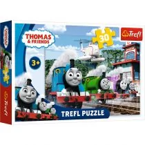 Trefl Puzzle 30el 18230 Wyscig Na Torach pudełko - Puzzle - miniaturka - grafika 1