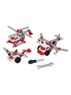 Klocki - Theo Klein Zestaw konstrukcyjny 3w1 "Bosch Helicopter Team" - 3+ - miniaturka - grafika 1