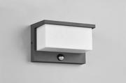 Lampy ogrodowe - Nestos LED kinkiet zewnętrzny elewacyjny z czujnikiem ruchu antracyt 240969142 - miniaturka - grafika 1