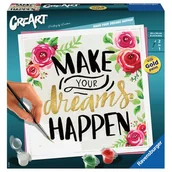 Zabawki kreatywne - Ravensburger Malowanka CreArt Make Your Dreams Happen 29028 29028 - miniaturka - grafika 1