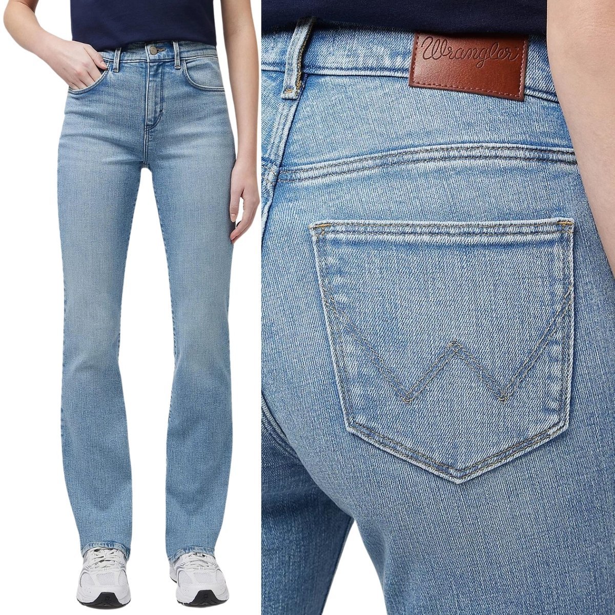 Wrangler BOOTCUT Southeast rozszerzane damskie spodnie jeansowe W32 L32