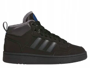 Buty damskie adidas Rapid Court Czarne ocieplane JR2804 38 2/3 - Buty sportowe damskie - miniaturka - grafika 1