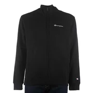 Bluzy sportowe damskie - Bluza Champion Z Zamkiem Na Pełny Czarny Dorosłych - miniaturka - grafika 1