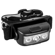 Latarki - Latarka akumulatorowa czołowa 100lm LED + 2xLED VA0174 VAYOX - miniaturka - grafika 1