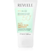 Kremy do twarzy - Revuele Daily Sun Aloe łagodzący krem na dzień SPF 50+ 50 ml - miniaturka - grafika 1