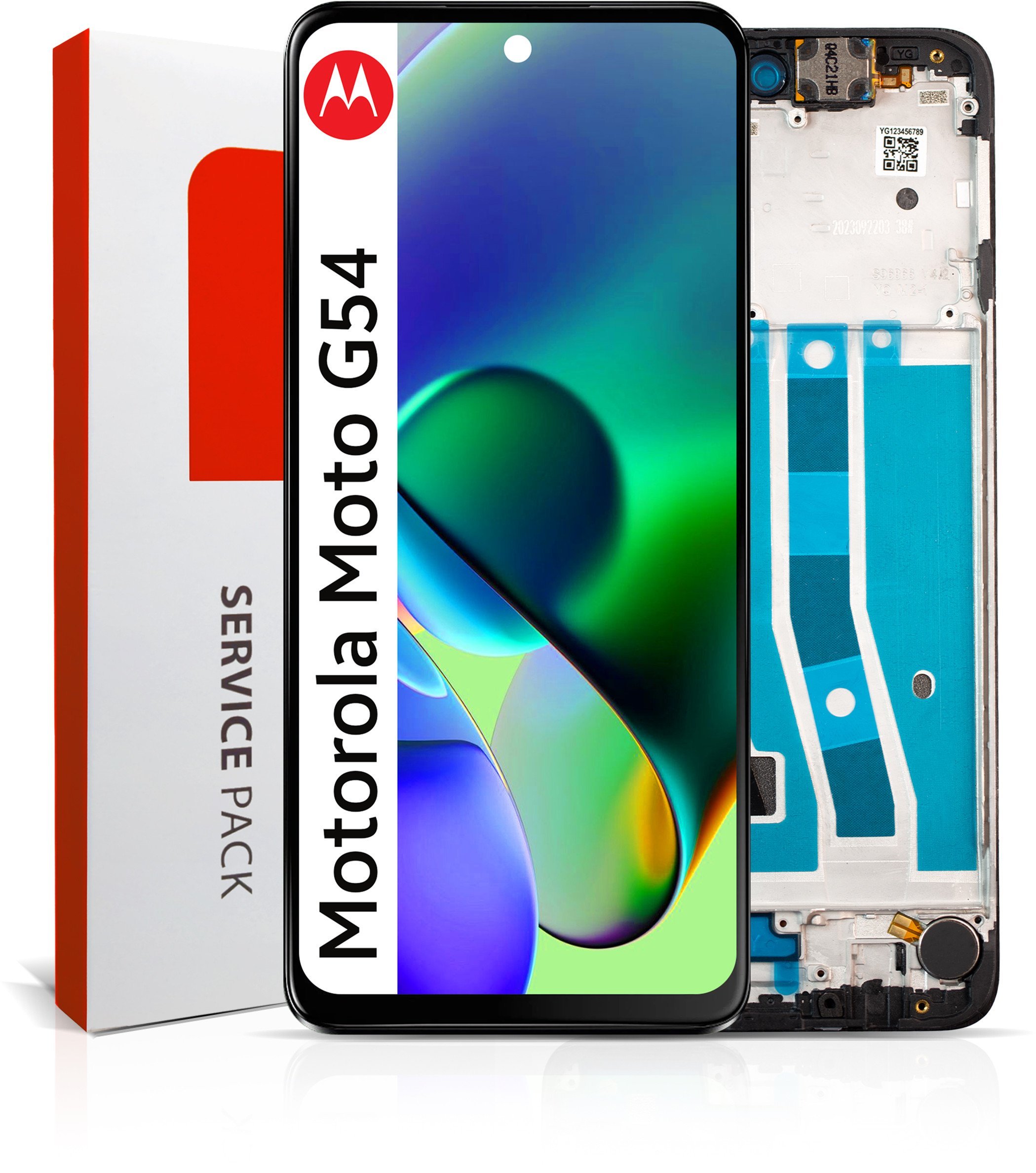 Wyświetlacz do Motorola Moto G54 Ekran LCD Ramka Oryginał Zila XT2343-1 5904858380794