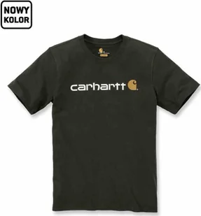 Carhartt Koszulka Carhartt Core Logo T-Shirt Peat - Koszulki męskie - miniaturka - grafika 1