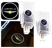 Akcesoria tuningowe - Zestaw 2x Led Projektor Logo Chrysler 300 300C LD LX Lampka Drzwi Hologram - miniaturka - grafika 1