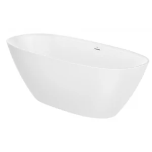 ROCA A248669000 ARIANE 180x80 wanna wolnostojęca wykonana z kompozytu STONEX?, zintegrowany przelew slot, zawiera syfon typu klik-klak. - Wanny - miniaturka - grafika 1