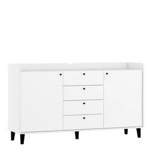 Komoda 2D4S DOL-06 Dolce MebloCross Dąb Artisan / Biały Połysk - Komody - miniaturka - grafika 1