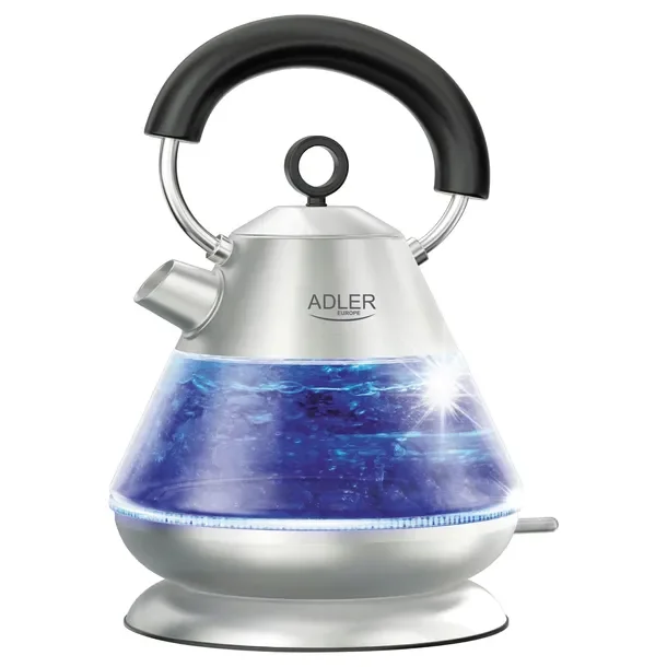 Czajnik Elektryczny Szklany Led 1,5l 2200w Strix Adler Ad1282