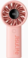 Wentylatory - Mini wentylator Jisulife Handheld Fan Life4 3600mAh przenośny wiatraczek USB - różowy - miniaturka - grafika 1