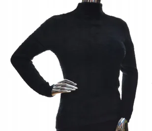 Damski Sweter Z Półgolfem Półgolf Typu Alpaka Uni - Swetry damskie - miniaturka - grafika 1