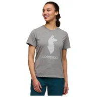 Koszulki sportowe damskie - Koszulka damska Cotopaxi Cotopaxi Llama T-Shirt Rozmiar: XS / Kolor: szary - miniaturka - grafika 1