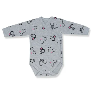 BODY KOPERTOWE Z KOLEKCJI MYSZKA NEON SZARY MELANŻ 62 - Body dla niemowląt BODY KOPERTOWE Z KOLEKCJI MYSZKA NEON SZARY MELANŻ 62 - Body dla niemowląt - miniaturka - grafika 1