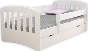 Elior Łóżko jednoosobowe z szufladą Pinokio 2X 80x180 - białe - Łóżka dla dzieci i młodzieży - miniaturka - grafika 1